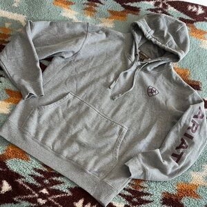 Ariat Men's Medium Light Gray Hoodie